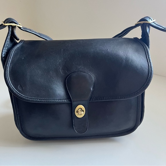 Coach Bags Vtg Original Coach Rambler Crossbody 9735 Black Poshmark